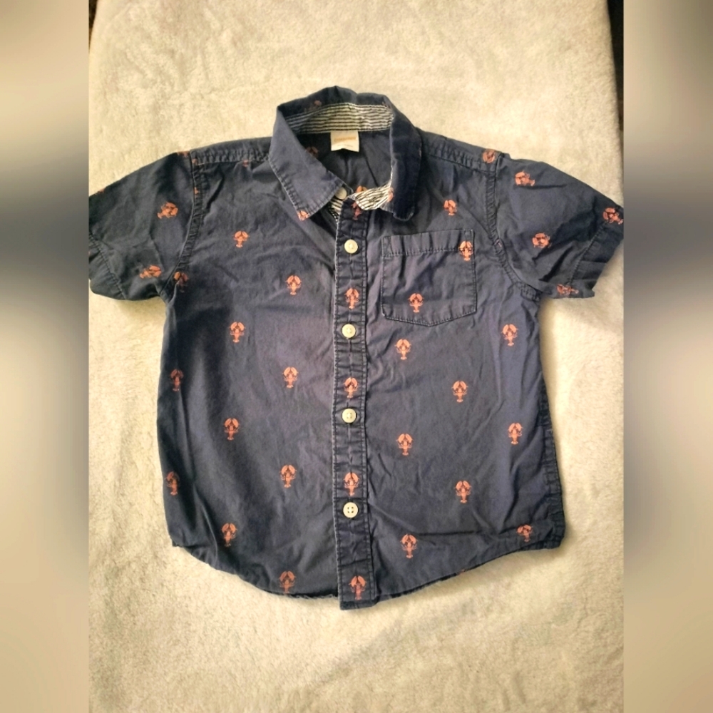 ⚜️ Gymboree Lobster Button Down Shirt